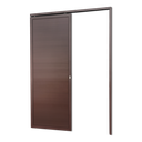 Ver imagem 1 de Porta de Correr Suspensa Lambril Dir L.25 Marrom Corten 210x80 Brimak