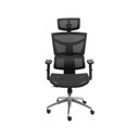 Ver imagem 2 de Cadeira Office Essen Alta Preta – Ergonomia NR17 + 5 Anos de Garantia