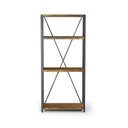 Ver imagem 4 de Estante Baviera 3 Prateleiras Grafite Rustic Brown Gran Belo