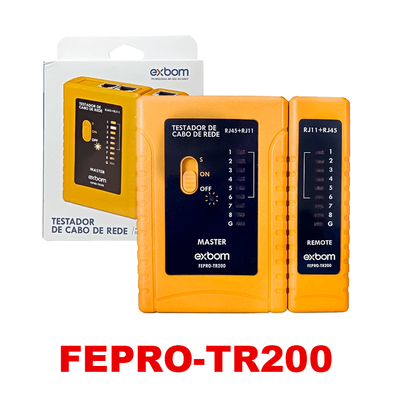 Teste Cabo De Rede Testador Rj45 Rj11 Lan Crimpagem Bateria ...