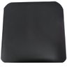 Kit 2 Cadeira para Cozinha Mc Tubular Almofadada Estrutura Preta com Assento Preto Medcombo - 9