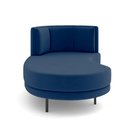 Ver mais imagens de Sofá Chaise Lado Esquerdo Downey Sala de Estar Veludo Azul G15 - Gran Belo