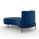 Ver imagem 7 de Sofá Chaise Lado Esquerdo Downey Sala de Estar Veludo Azul G15 - Gran Belo