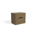 Ver imagem 2 de Mesa Cabeceira 2 Gavetas Marrom