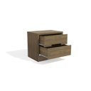 Ver imagem 4 de Mesa Cabeceira 2 Gavetas Marrom