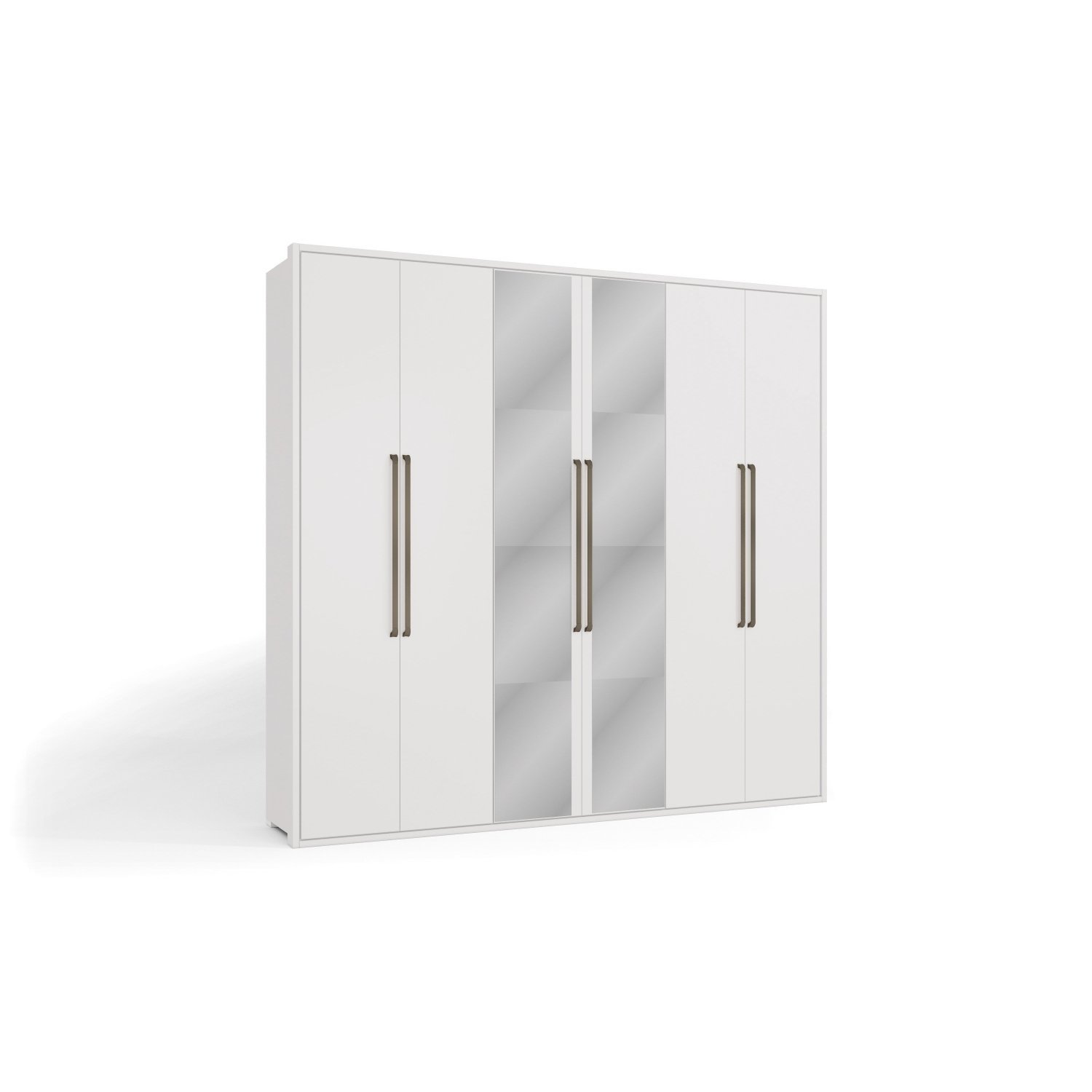Guarda Roupa 6 Portas e 4 Gavetas e Espelhos Kappesberg - 3