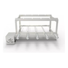 Kit Grill Giratório 5 Espeto Inox Completo Lado Direito - 1