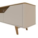 Ver imagem 4 de Rack para Tv 85 Polegadas com Led Pés em Madeira Maciça Cooper