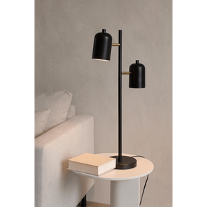 Luminária de Mesa Abajur Anne Dupla Preto