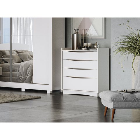 Cômoda para Quarto 4 Gavetas M260