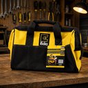 Ver imagem 6 de Bolsa de Ferramentas 21 Bolsos Maleta Organizadora em Lona Mochila Profissional Eletricista Reforcad