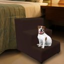 Ver imagem 2 de Escadinha Rampa Subir Sofá Cama Cães Cachorro Gato Suede:marrom