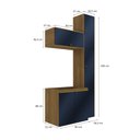 Ver imagem 4 de Conjunto para Banheiro Kappesberg Celeste 5 Peças Nogueira/azul 116,5cm