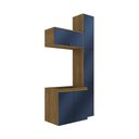 Ver imagem 2 de Conjunto para Banheiro Kappesberg Celeste 5 Peças Nogueira/azul 116,5cm