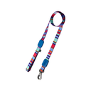 Ver imagem 4 de Guia Pet com Mosquetão 360° Raios e Listras Azul - G