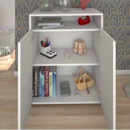 Conjunto 2 Balcões para Escritório Cantinho do Café Home Office Cool  - 6