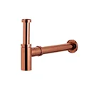 Ver imagem 1 de Sifão para Cuba e Pia de Banheiro Quadrado Purus Pingoo.casa - Dourado Rose