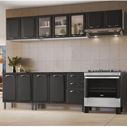 Cozinha Compacta em Aço 5 Peças 12 Portas 2 Gavetas em Aço New Premium Itatiaia - 2