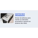 Ver mais imagens de Cozinha Modulada em Aço 5 Peças 12 Portas 2 Gavetas em Aço New Premium Itatiaia 