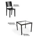 Ver imagem 2 de Conjunto de Mesa Remo com 4 cadeiras Polipropileno Kappesberg