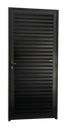 Ver imagem 1 de Porta Veneziana Alumínio 86 Esq Preto Brimak