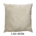 Ver mais imagens de Kit 4 Capas de Almofada Veludo Drapeada Quadrada Terracota e Bege