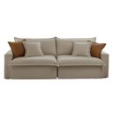 Ver imagem 5 de Sofá Dallas Veludo Dois Módulos de 80cm B15 Meu Sofá Online B002 Veludo Capuccino