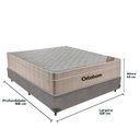 Ver imagem 3 de Cama + Box Airtech Colchão Ortobom Viúva 128cm Springpocket Cinza