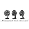 Hélice Compatível Ventilador Multilaser Vl401 / Vl402 / Vl403 / Vl404 - 40cm 8 Pás Cinza - 3
