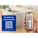 Ver imagem 3 de Lixeira Inox com Pedal Tramontina Brasil com Acabamento Polido e Balde Interno Removivel 20 L