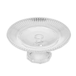 Prato P/bolo C/pe de Cristal Reinaissence 18,5x9,5cm - 2