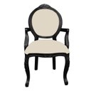 Ver imagem 5 de 3 Poltrona Entalhada com Braço Decorativa Imperatriz Luxo Trono Provençal Aréa Gourmet Leitura Linha