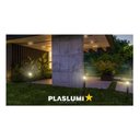 Ver imagem 4 de Kit 10 Poste Balizador Luminária Casa Sítio Jardim 35cm Preto + Lâmpada