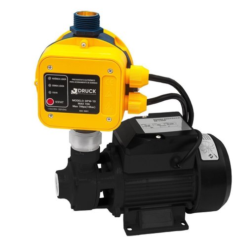 Pressurizador Bomba Periferica 1/2cv 110/220v Komeco Up30 com Pressostato Bivolt