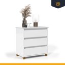 Ver imagem 6 de Mini Cômoda/mesa de Cabeceira 3 Gavetas Ej Móveis