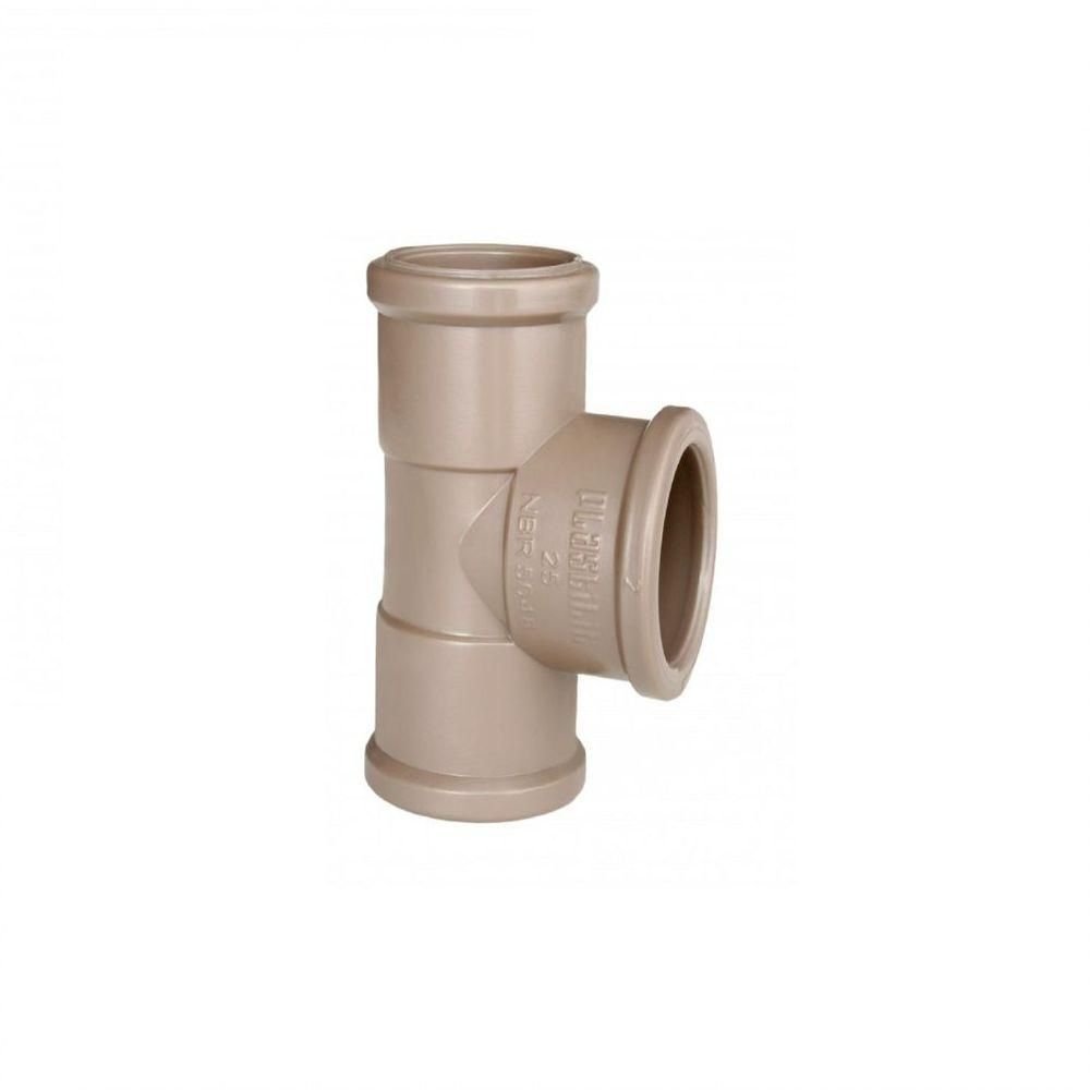 Tee Soldável Marrom Plastilit 20mm - 4