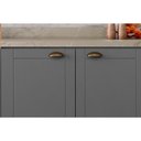 Ver imagem 4 de Balcão de Cozinha C/ Tampo Bella 2608 C/ 2 Portas e 3 Gavetas 120cm Branco - Carraro