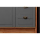Ver imagem 3 de Balcão de Cozinha C/ Tampo Bella 2608 C/ 2 Portas e 3 Gavetas 120cm Branco - Carraro