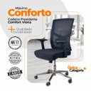 Ver imagem 4 de Cadeira de Escritório Diretor Ergonômica Oficial Corporativa Viena sem Apoio
