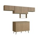 Ver imagem 2 de Cozinha Compacta 5 Peças 6 Portas 2 Nichos Porta Tempero One 