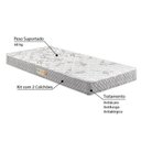 Ver imagem 3 de Kit 2 Colchões Solteiro D23 Ecoline 78x188x14 
