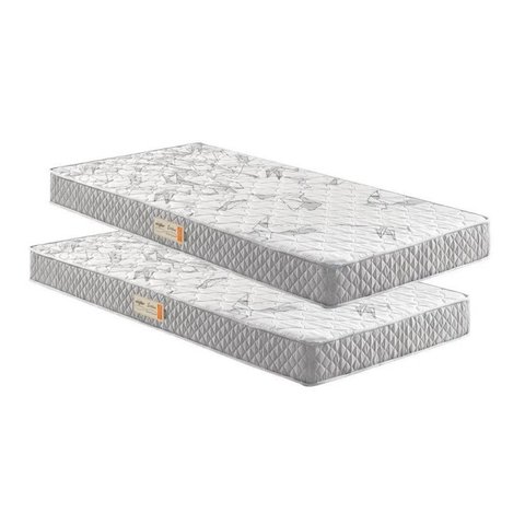 Kit 2 Colchões Solteiro D23 Ecoline 78x188x14 