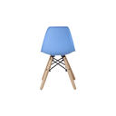 Ver imagem 5 de Kit 2 Cadeiras Eames Eiffel Infantil Azul Espaço Kids Quarto Brinquedoteca - La Mobilia