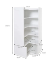 Ver imagem 3 de Organizador Estante Quarto Infantil Rafa 100% Mdf
