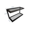 Prateleira Dupla 40cm em Metal Uvim - 3