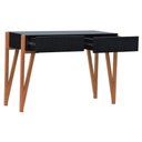Ver imagem 3 de Aparador/escrivaninha Decor - Preto/amêndoa