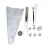 Kit Confeitaria 10 Peças para Bolos Tortas Bico Espátula - 4