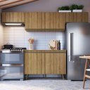 Ver imagem 1 de Cozinha Compacta 4 Peças 6 Portas 2 Prateleiras One 