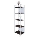 Ver imagem 3 de Estante 05 Prateleiras c/Fundo Yon 45cm Est.Branca