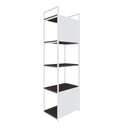 Ver mais imagens de Estante 05 Prateleiras c/Fundo Yon 45cm Est.Branca